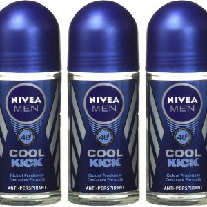 NIVEA FOR MEN COOL KICK 48 HR. ANTI-PERSPIRANT ROLL-ON DEODORANT. 50 ML
